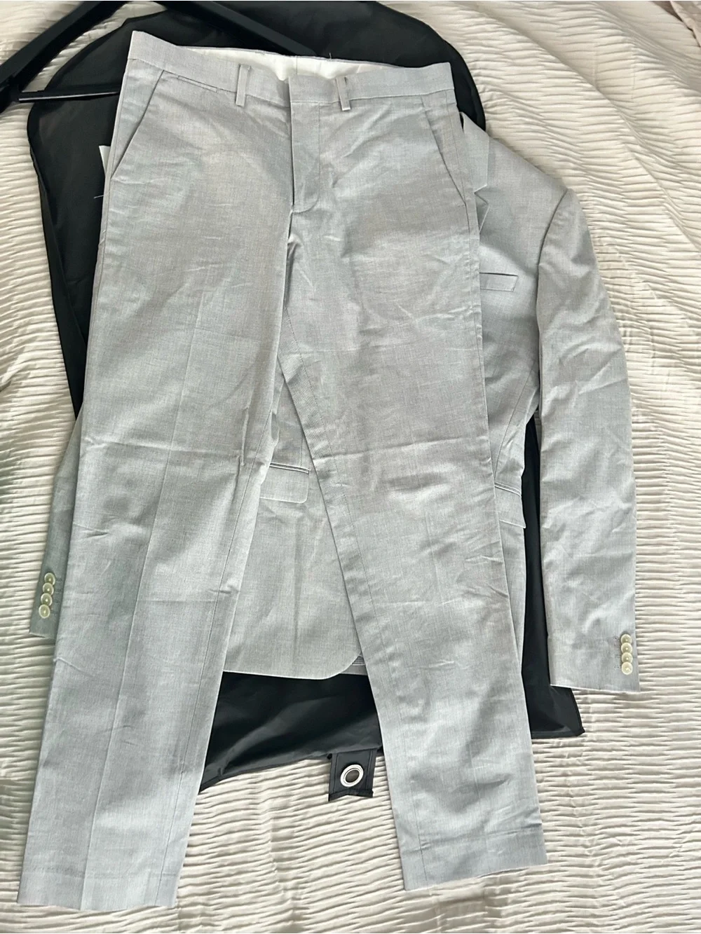 Express Black Garment Cover with White Logo